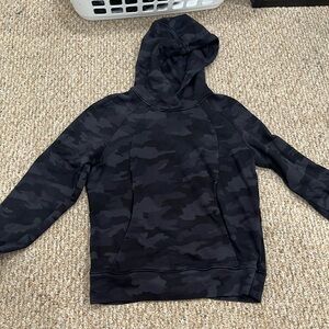 Dark grey camo lululemon sweatshirt